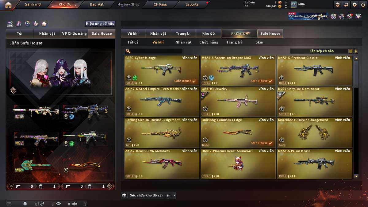 shop acc cf uy tin gia re